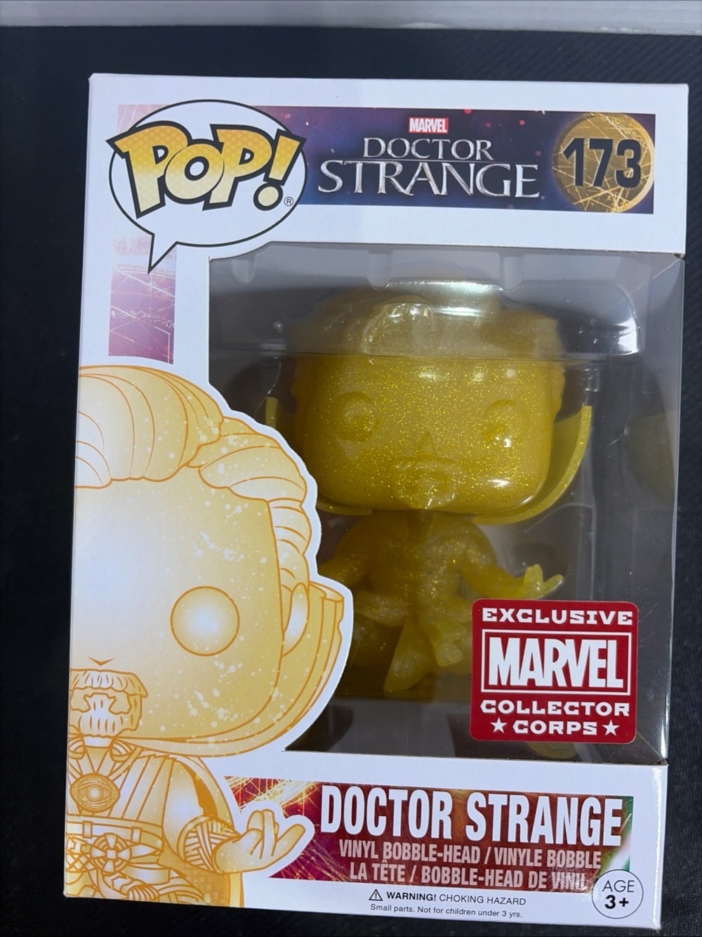 Funko Pop! #173 Doctor Strange Bobble-Head Marvel Collector Corps Exclusive
